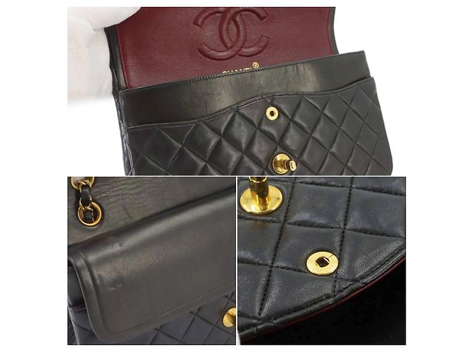 Chanel Matelasse 25 Chain Shoulder Handbag Black - view 8