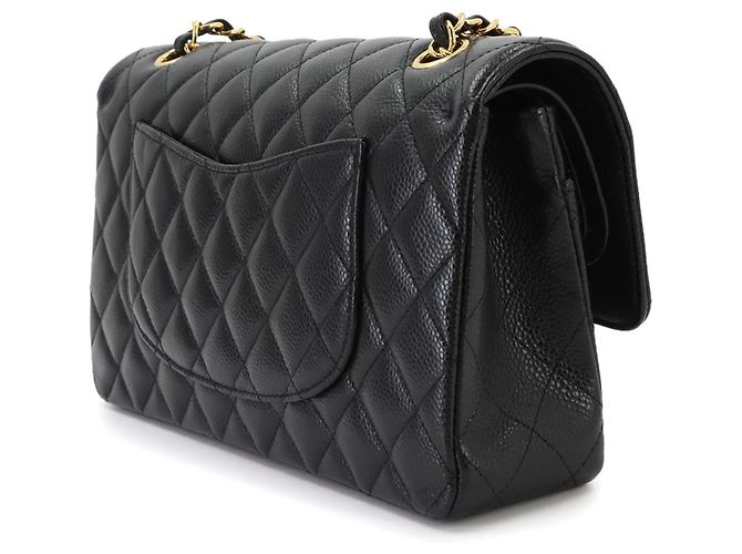 Sac à main épaule à chaîne Chanel Matelasse 25 Noir - vue 4