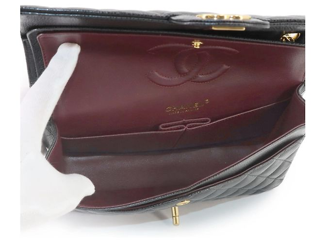 Borsa a spalla con catena Chanel Matelasse 25 Nero - vista 7