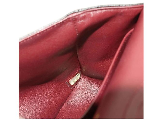 Borsa a spalla con catena Chanel Matelasse 25 Nero - vista 9