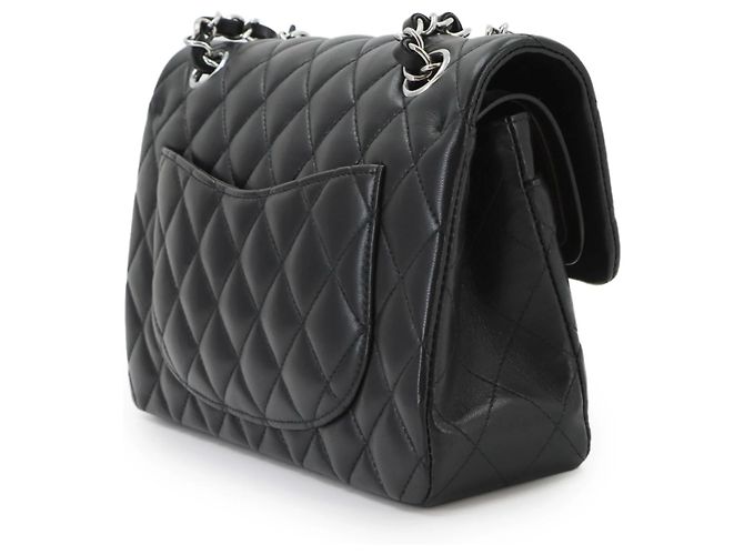 Borsa a tracolla Chanel Matelasse 23 Chain Nero - vista 4
