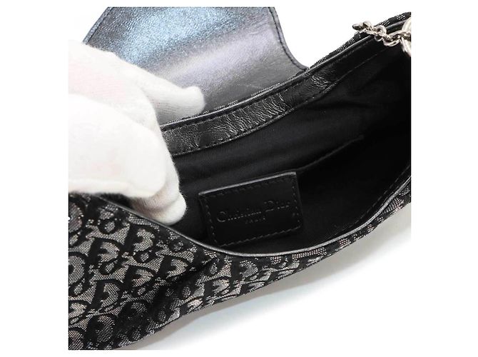 Borsa Christian Dior Trotter Street Chic Marrone - vista 8