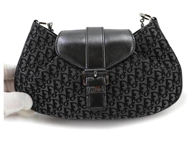 Borsa Christian Dior Trotter Street Chic Marrone - vista 9