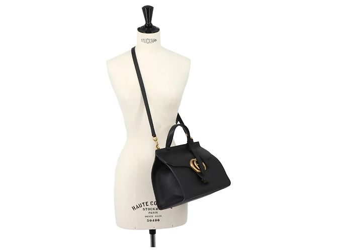Bolso de mano/hombro Gucci GG Marmont Negro - vista 10