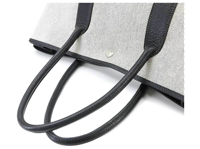 Hermès Garden 36 PM Tote Handtasche Braun Schwarz - Ansicht 5