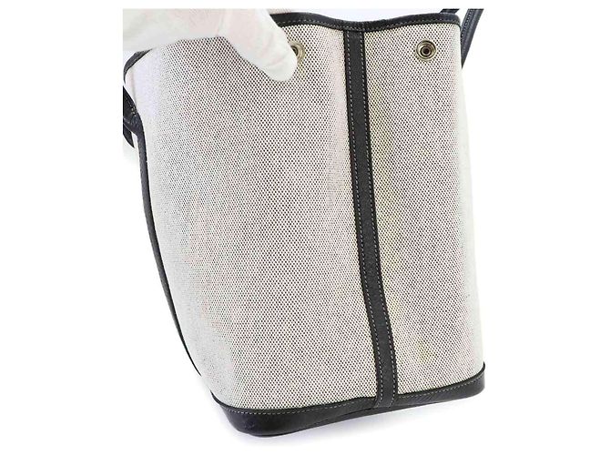 Hermès Garden 36 PM Tote Handtasche Braun Schwarz - Ansicht 8