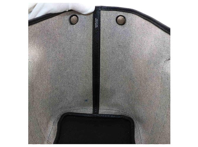 Hermès Garden 36 PM Tote Handtasche Braun Schwarz - Ansicht 9