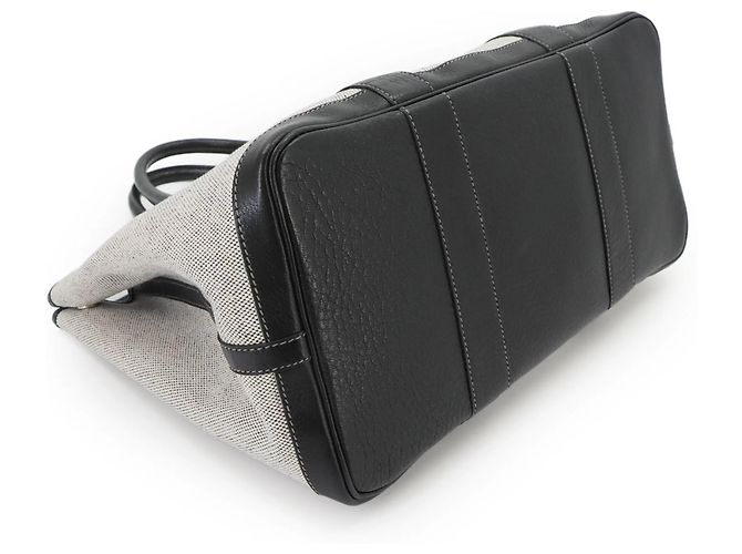 Hermès Bolso Tote Hermes Garden 36 PM Castaño Negro - vista 4