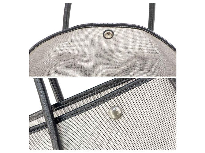 Hermès Bolso Tote Hermes Garden 36 PM Castaño Negro - vista 8