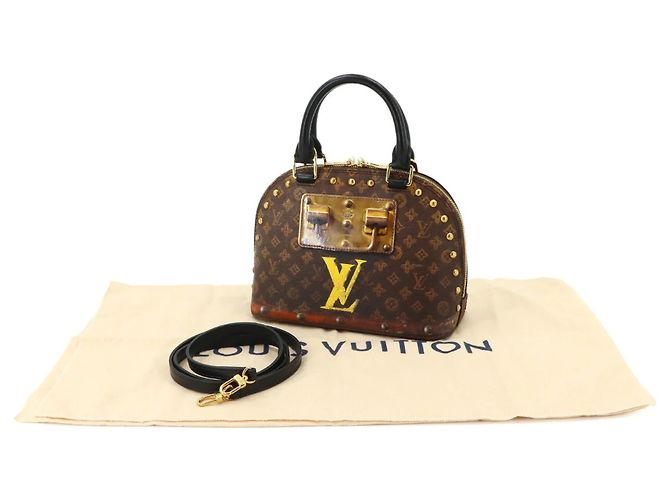 Borsa Louis Vuitton Alma BB Monogram Marrone - vista 2