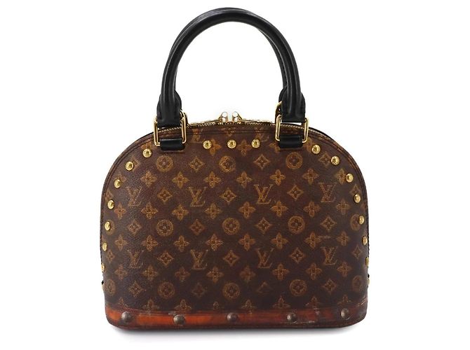 Borsa Louis Vuitton Alma BB Monogram Marrone - vista 3