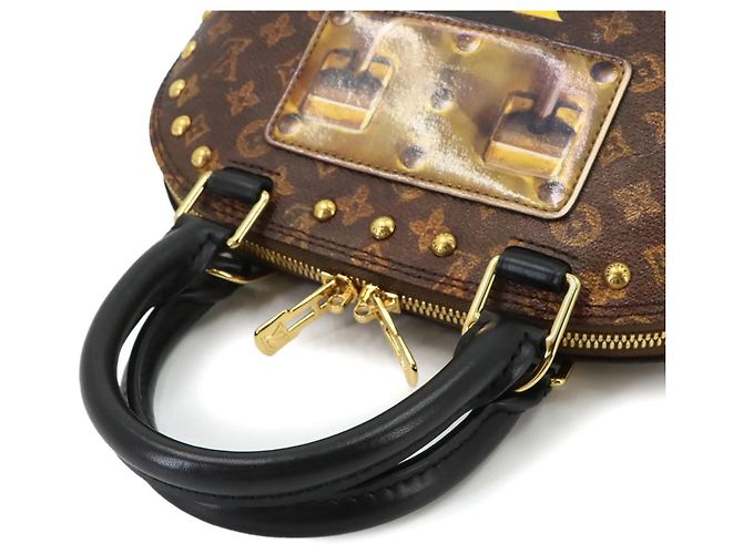 Borsa Louis Vuitton Alma BB Monogram Marrone - vista 6