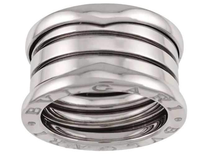 Bulgari Bague Bvlgari B-ZERO1 à 4 bandes en or blanc 18K - vue 2