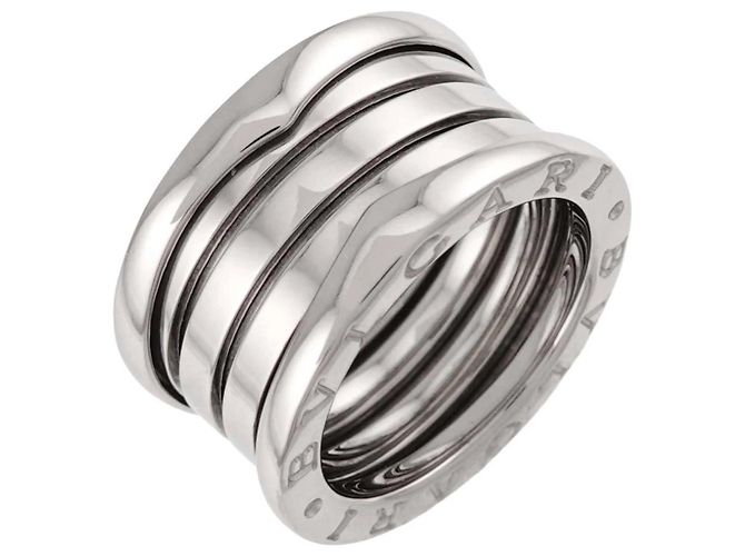 Bulgari Bague Bvlgari B-ZERO1 à 4 bandes en or blanc 18K - vue 5