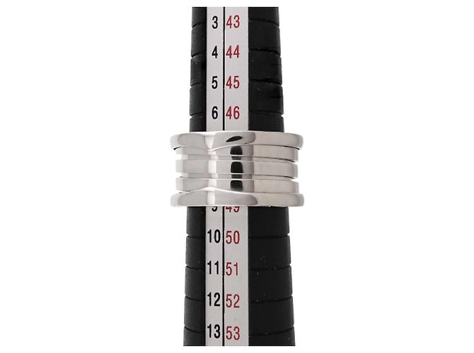 Bulgari Bague Bvlgari B-ZERO1 à 4 bandes en or blanc 18K - vue 6