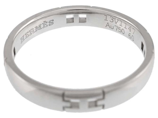 Ring Hermès Anello Hermes Ever Hercules in oro bianco 18K - vista 3