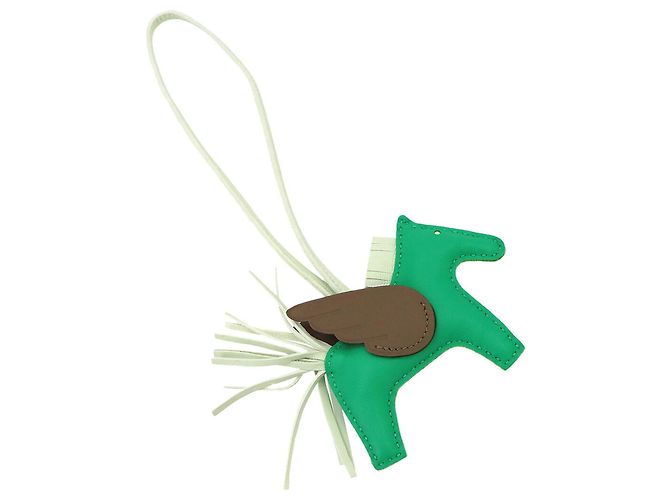 Hermès Hermes Rodeo Pegasus PM Bag Charm Grün Taupe - Ansicht 3