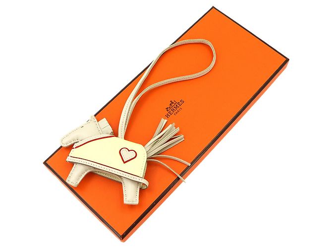 Hermès Hermes Rodeo Pegasus PM Bag Charm Rot Roh Gelb - Ansicht 2