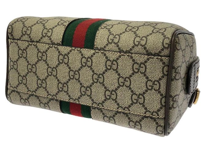 Borsa Gucci Ophidia Boston Bag Marrone - vista 3