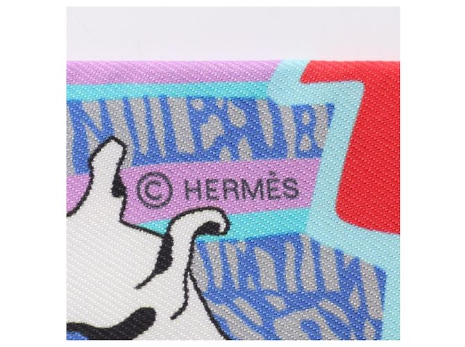 Hermès Pañuelo Hermes Twilly En Liberte! Multicolor Verde - vista 4