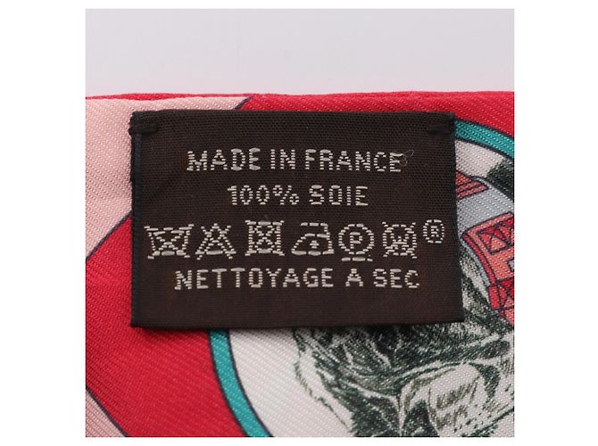 Hermès Foulard di seta Hermes Twilly Colliers de Chiens Rosa Verde - vista 5