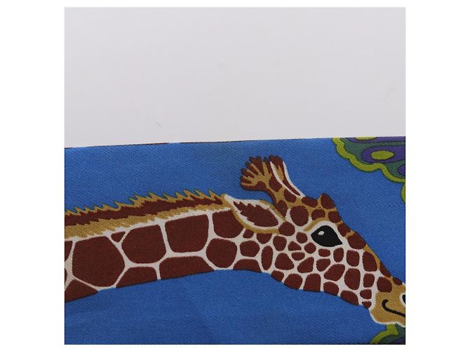 Hermès Twilly THE THREE GRACES Foulard Nastro Marrone Blu - vista 7