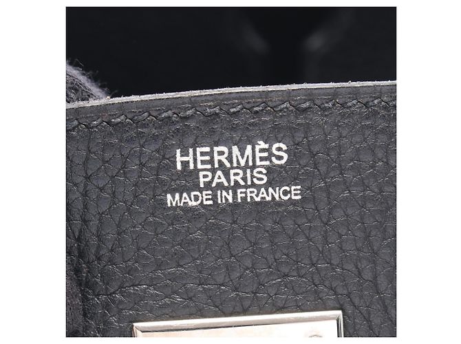 Hermès Borsa Hermes Birkin 30 Nero - vista 4