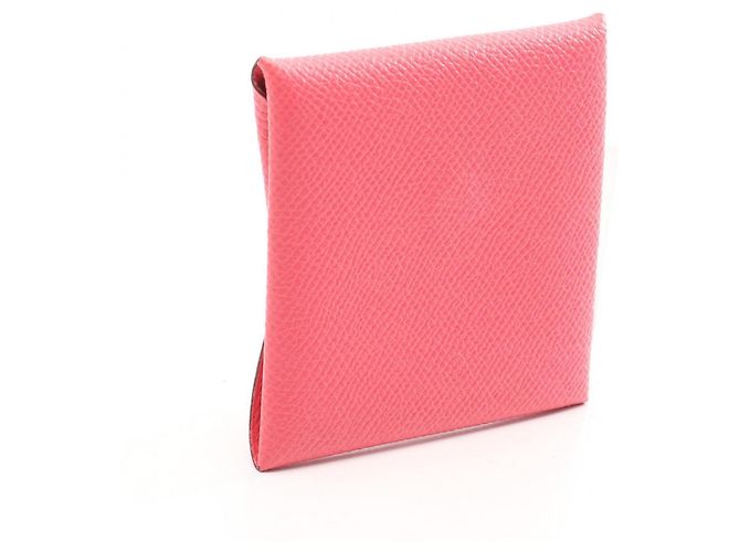 Hermès Hermes Bastia Rose Azalee Münzbeutel Pink - Ansicht 2