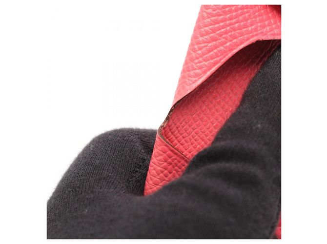 Hermès Hermes Bastia Rose Azalee Münzbeutel Pink - Ansicht 6