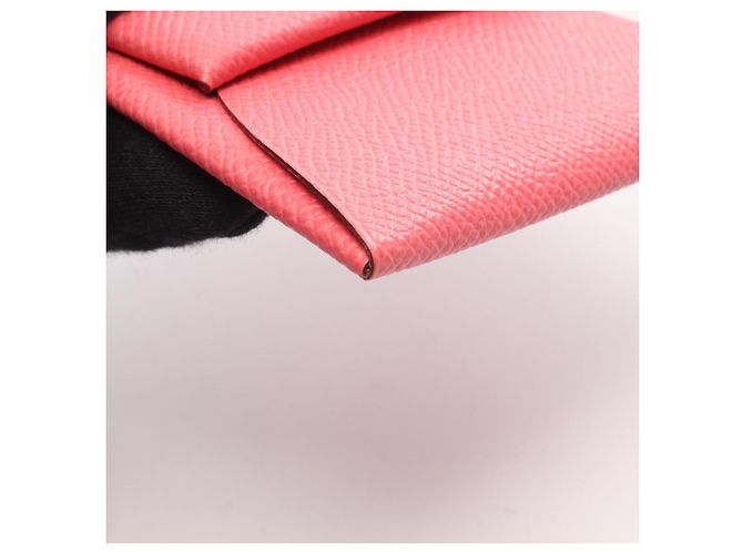 Hermès Hermes Bastia Rose Azalee Münzbeutel Pink - Ansicht 8