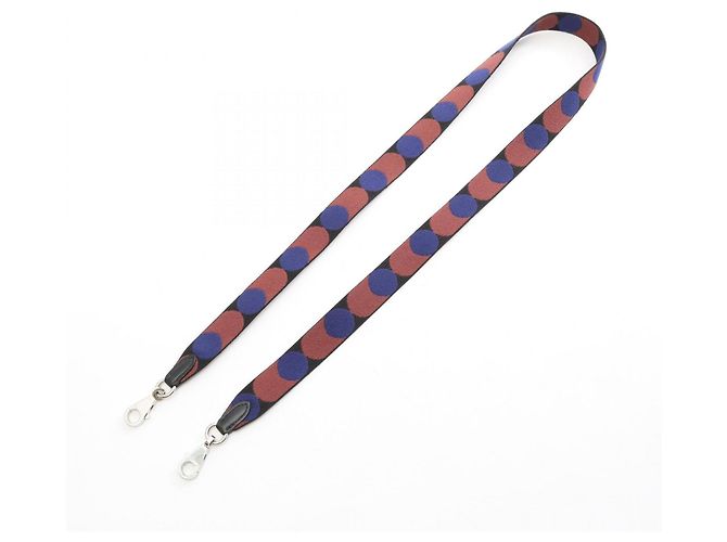Hermès Hermes Bandoulière Sangle Flipper Ball Shoulder Strap Marrone Nero Blu - vista 2
