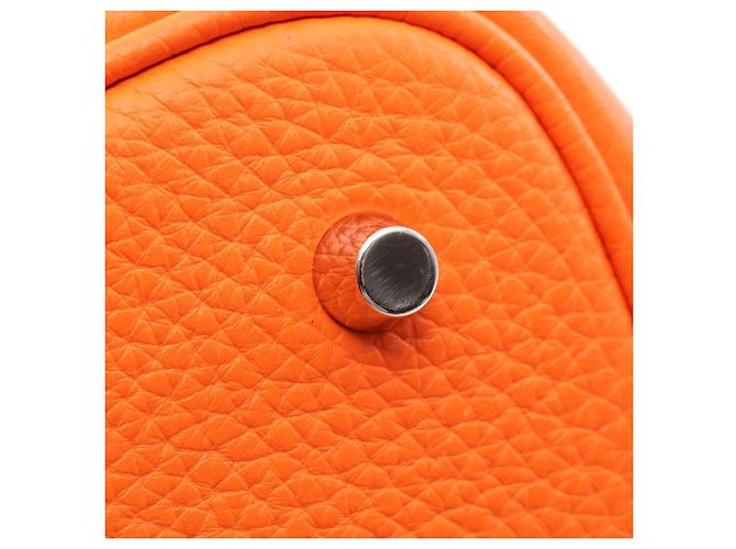 Hermès Borsa Hermes Picotin Lock MM Arancione - vista 6