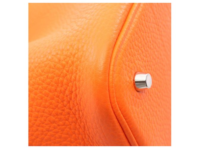 Hermès Borsa Hermes Picotin Lock MM Arancione - vista 7