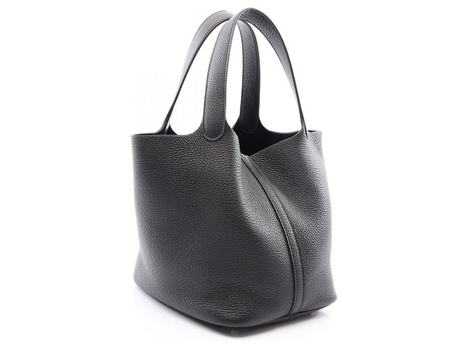 Hermès Borsa Hermes Picotin Lock MM Nero - vista 2