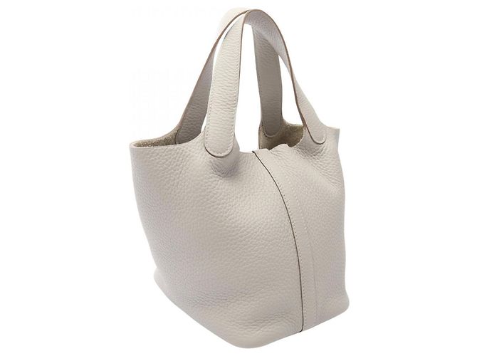 Hermès Bolsa Hermes Picotin Lock PM Marrom - vista 2
