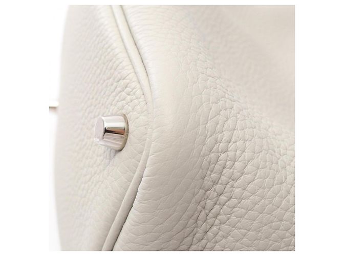 Hermès Bolsa Hermes Picotin Lock PM Marrom - vista 6