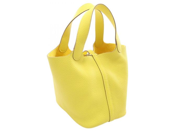 Hermès Hermes Picotin Lock PM Handtasche Golden Gelb - Ansicht 2