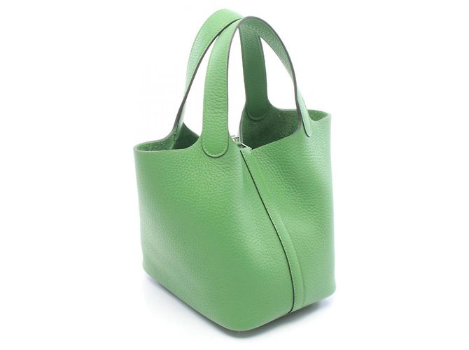 Hermès Borsa Hermes Picotin Lock PM Verde - vista 2