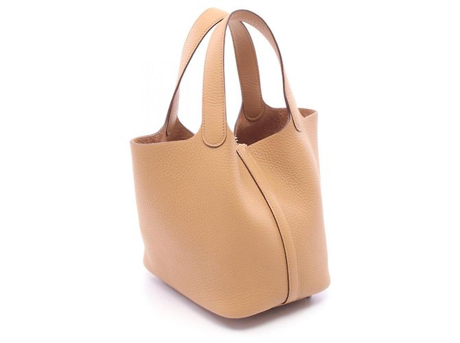 Hermès Bolso Hermes Picotin Lock PM Castaño - vista 2