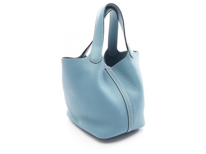Hermès  mala Hermes Picotin Lock PM Azul - vista 2
