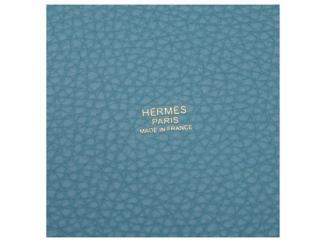 Hermès  mala Hermes Picotin Lock PM Azul - vista 4