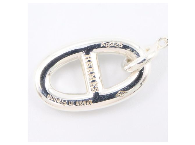Hermès Pendientes de botón Hermes Farandole Plata - vista 5