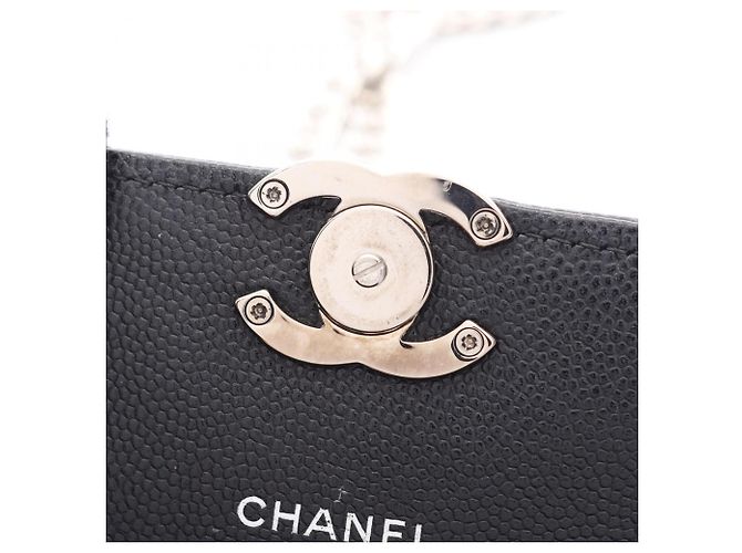 Chanel Matelassé 2-Way Schultertasche Schwarz - Ansicht 7