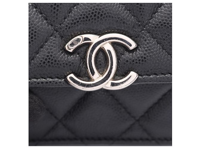Chanel Matelassé 2-Way Schultertasche Schwarz - Ansicht 8