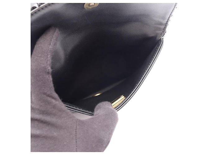 Borsa a tracolla 2-Way Chanel Matelassé Nero Bianco - vista 4