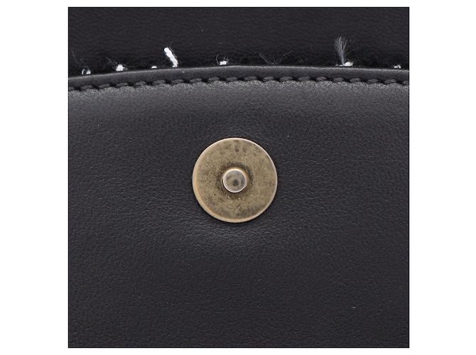 Borsa a tracolla 2-Way Chanel Matelassé Nero Bianco - vista 7