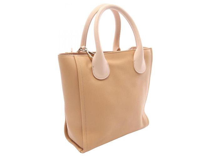 Chloé Joyce Small 2-Way Handbag Pink Beige - view 2