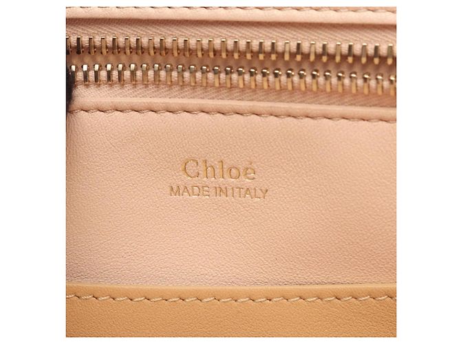 Chloé Joyce Small 2-Way Handbag Pink Beige - view 4