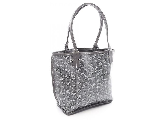 Goyard Ange Mini Pouch Reversible Tote Bag Marron Blanc - vue 2