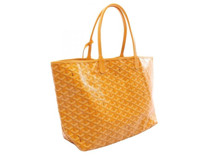 Goyard Saint Louis PM Tote Bag Braun Weiß Gelb - Ansicht 2